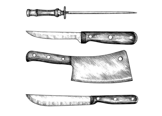 butcher knives